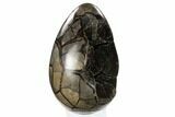 Septarian Dragon Egg Geode - Crystal Filled #134434-1